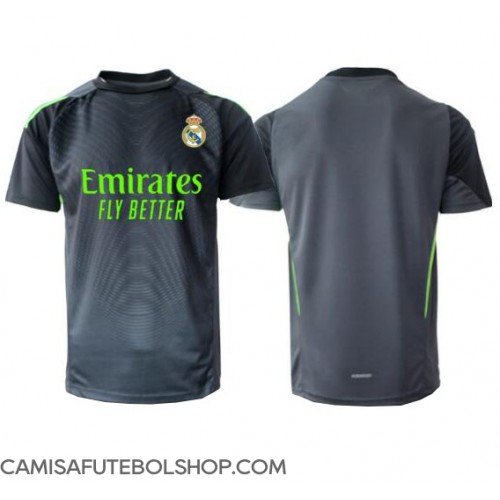 Camisa de time de futebol Real Madrid Goleiro Replicas 3º Equipamento 2025-26 Manga Curta Camisa de time de futebol Real Madrid Goleiro Replicas 3º Equipamento 2025-26 Manga Curta